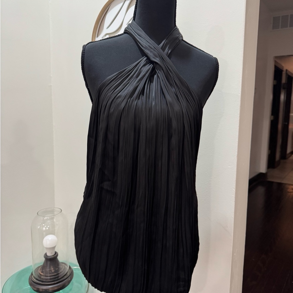 Elegant Rachel Zoe Black Halter Top